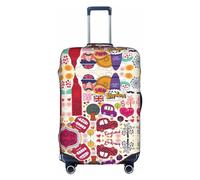 DJnni Star Constellation Map Travel Box Protective Cover,Suitcase Cover,Travel Luggage Cover,Suitcase Protector Fits 18-32 In, School Newspaper In English, L