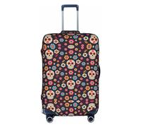 DJnni Star Constellation Map Travel Box Protective Cover,Suitcase Cover,Travel Luggage Cover,Suitcase Protector Fits 18-32 In, Skull Face, XL