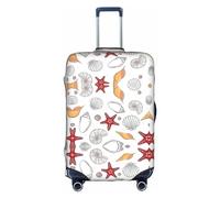 DJnni Star Constellation Map Travel Box Protective Cover,Suitcase Cover,Travel Luggage Cover,Suitcase Protector Fits 18-32 In, Shell Starfish, S