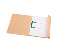 Djois, 3104104 Secolor Clipex Folder, A4, 100% Recycled Cardboard, FSC, Brown, Pack of 10, Robust Folders, JalemaClipex Mechanism, Long-Term Archiving, Document Friendly