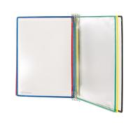 Djois, 416259 Wall Display System, Food Tarifold, A4, 5 Compartments, Assorted, 1 Piece, Made in France, Ideal for Office, Organisation, Presentation, Practical, Modern Design