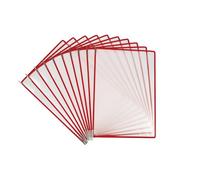 Djois, 924013 - Easy to Use Pivot Pocket Tarifold Pro, A4, PP, Red, Pack of 10, Durable, European Manufacture, Environmentally Friendly, 98% Recyclable