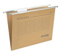 Djois Economy Suspension Files V-Base Brown Pack of 50