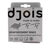 ValueX Vinyl Reinforcement Rings Pk1000 - Extra-Strong Self-Adhesive - Pack of 1000