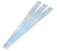 3L Filing Strips Polyester Self-adhesive 295mm for A4 Ref 8804-100 [Pack of 100], Clear