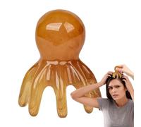 Djowyh Head Spa Tools, Manual Octopus Scalp Massager, Health Accessory for Relaxation, Neck, Back, Body, Home, Shower, Travel, Yoga, Gift Idea for Everyone