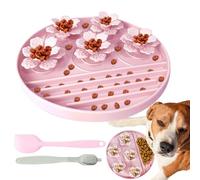Djowyh Slow Eating Mat for Dogs, for Pets | Dog Licky Slow Food Pad with Suction Cup | Dog Crate Lick Pads, Slow Feeder, Lick Pad Crate Training Toy for Dogs