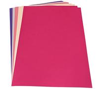 DJP 160GM Purple & Pink Shade Tint Card Pack - 5 Colours, 50 Sheets - 10 Each Colour