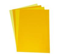 DJP 160GM Yellow Shade Tinted Card Pack - 4 Colours, 40 Sheets - 10 Each Colour