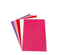 DJP 160gsm A4 Valentines & Mothers Day Coloured Assorted Card Crafts Pack - 50 Sheets