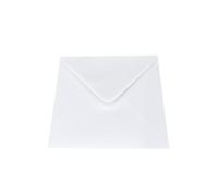 DJP 7x7 Square Plain White 100gsm Envelopes - 184x184mm - 25 Pack