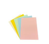 DJP A4 Pastel Card 160GSM Rainbow Pastel Easter Coloured Card - 50 Pack