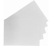 DJP A6 Plain Index Record Revision Cards, Postcard Blank Card Art Crafting Thick Card Cardstock, 240gsm (100)