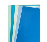 DJP Blue Shade Paper Pack (80gsm) - 5 Colours, 100 Sheets - 20 Each Colour