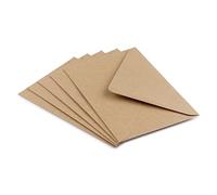 DJP C6 Kraft Fleck Envelopes Natural Brown 114mm x 162mm - Pack of 100