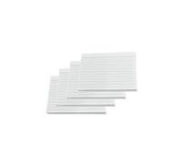 DJP Ruled Index Revision Flash Cards 200 Pack. Flash Revision Cards, Record and Study. A6 300gsm Cards One Side Lined, one Side Plain White Flash Cards for Office Home School