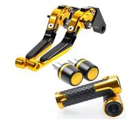 DJSDFEN for FZ-10/MT-10 2016-2021 | Folding Clutch Brake Levers Motorcycle Accessories Adjustable Extendable Brake Handles(NO.16)