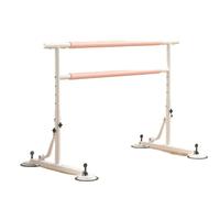 DJSKLDF Ballet barre Household Movable Lifting Dance Rod Practice Leg Pressure Suction Cup Horizontal Bar for Dance(Adjustable double tier 1 metre)