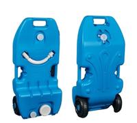 DJSKLDF RV Water Tank RV Camping Vessel Outdoor Wheeled Mobile Plastic Water Tank 25L/40L