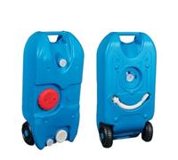 DJSKLDF RV Water Tank RV Camping Vessel Outdoor Wheeled Mobile Plastic Water Tank 25L/40L