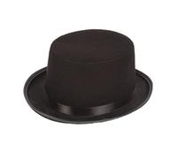 DJSKLDF Solid Color Top Hat Magician Costume Props For Rave Party(Black,Small)
