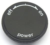 DJSpares Power On Off Switch Knob - For Technics SL1200/1210 MK2 No Shaft