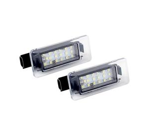 DJUAWI Car Rear License Plate Light For Nissan For Serena For C27 For Altima For Landy For Duster 2Pcs LED License Number Plate Light Car Accessories 265108990E