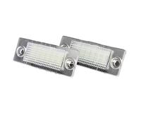 DJUAWI Car Rear License Plate Light For VW For Transporter For T5 For Caddy For Touran For Golf For Passat 2000-2007 2pcs LED License Number Plate Light Lamp White
