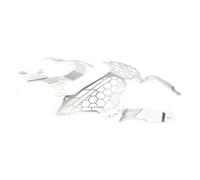 DJUAWI Motorcycle Headlight Guard Grille For Kawasaki For Z900 2017 2018 Motorcycle Headlight Grille Headlamp Grill Guard Cover Protector Black Silver Aluminum(Silver)