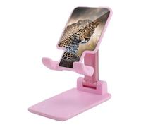 DJUETRUI African Animal Leopard Foldable Adjustable Cell Phone Stand