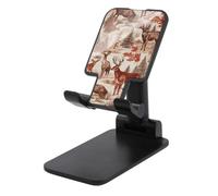 DJUETRUI Animal Wilderness Bear Deer Foldable Adjustable Cell Phone Stand