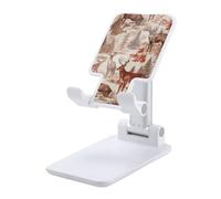 DJUETRUI Animal Wilderness Bear Deer Foldable Adjustable Cell Phone Stand