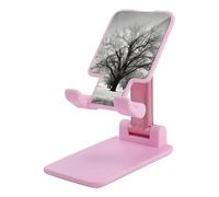 DJUETRUI Black and White Tree Foldable Adjustable Cell Phone Stand