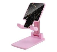 DJUETRUI Black Gold Marble Foldable Adjustable Cell Phone Stand