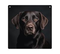 DJUETRUI Black Lab Dog Square Acrylic Hanging Ornament Clear Blank Pendant Blank Square Hanging Ornament Transparent DIY Accessories for Art Making