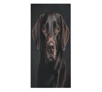 DJUETRUI Black Lab Dog Towel Beautiful Towel Base Multi Purpose Microfiber Towel Absorbent Soft Skin Friendly Towel for Home Bathroom Hotel