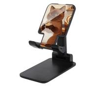 DJUETRUI Coffee Cat Foldable Adjustable Cell Phone Stand