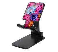 DJUETRUI Colored Flowers Foldable Adjustable Cell Phone Stand