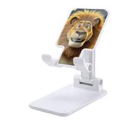DJUETRUI Cute Cartoon Lion Foldable Adjustable Cell Phone Stand