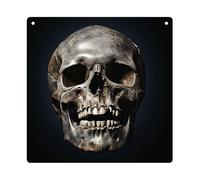 DJUETRUI Death Skull Square Acrylic Hanging Ornament Clear Blank Pendant Blank Square Hanging Ornament Transparent DIY Accessories for Art Making