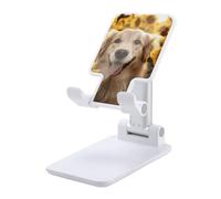 DJUETRUI Dog and Sunflower Foldable Adjustable Cell Phone Stand
