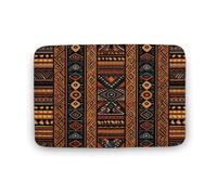 DJUETRUI Front Door Mat Outside Entrance Traditional African Design Pattern Door Mats Heavy Duty Non Slip Doormat Washable Entrance Mat Dog Door Mat Welcome Mat for Front Back Door 19.7"x31.5"