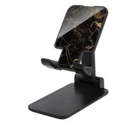 DJUETRUI Gold Black Marble Foldable Adjustable Cell Phone Stand