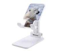 DJUETRUI Polar Bear Foldable Adjustable Cell Phone Stand