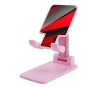 DJUETRUI Red Black Foldable Adjustable Cell Phone Stand
