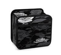 DJUETRUI Rose Gothic Car Backseat Organizer with Clear Tablet Holder, Multi Pockets Waterproof Oxford Kick Mat Storage Bag, Universal Auto Seat Back Storage Caddy for Drinks Travel Essentials