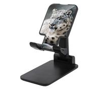 DJUETRUI Snow Leopard Foldable Adjustable Cell Phone Stand
