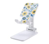 DJUETRUI Sunflower & Blue Daisy Foldable Adjustable Cell Phone Stand