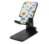DJUETRUI Sunflower & Blue Daisy Foldable Adjustable Cell Phone Stand