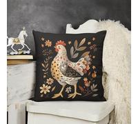 DJUETRUI Throw Pillow Covers 26 "x26 Farmhouse Decorative Throw Pillow Cases Cushion Covers Hen Simple Style Square Cushion Case for Home Sofa Couch Decor Bed Room